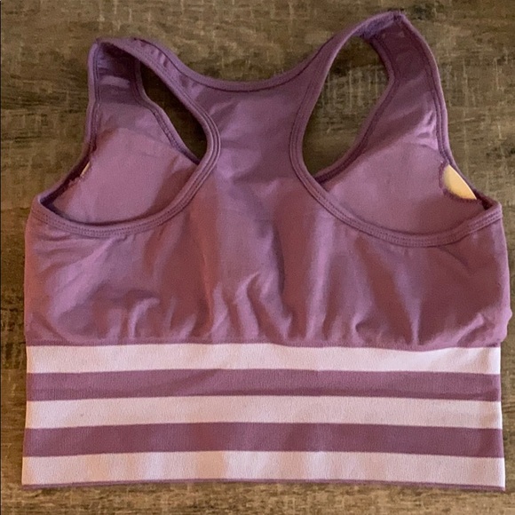 NEW Purple High Support Sports Bra, Medium - Picture 5 of 5